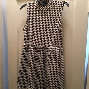 Black and white dress